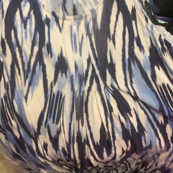 Cato blue and white designed sleeveless dress size xs keyhole back - Picture 8 of 8